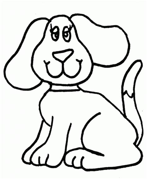 Easy Dog Drawing For Kids Free Download On Clipartmag