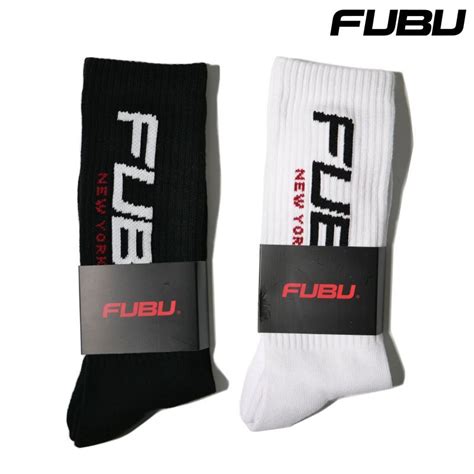 Fubu Logo Crew Socks フブ ロゴ クルー ソックス Warp
