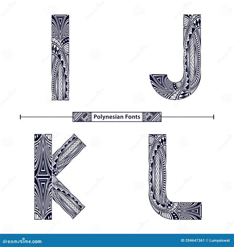 Letter J Tribal