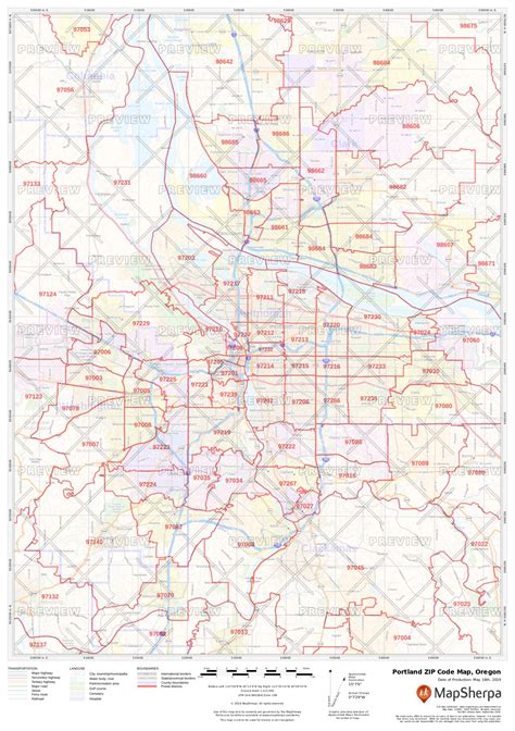 Portland Downtown Zip Code Map United States Map