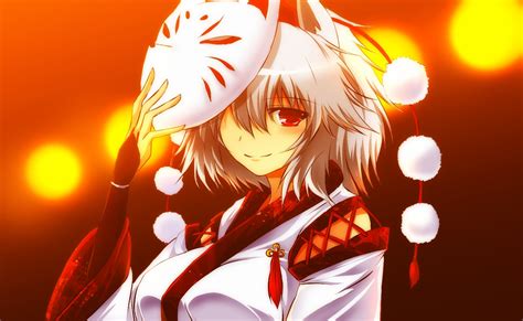 Inumimi Inubashiri Momiji Momiji Inubashiri Animal Ears Anime