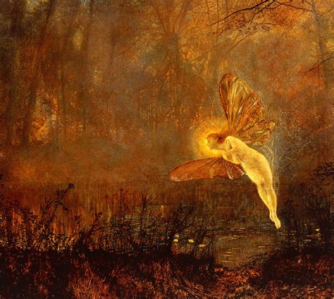 John Atkinson Grimshaw Iris Fairy Atkinson Grimshaw Fantasy Art