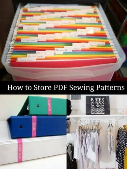32 Ideas Sewing Patterns Organization Inspiration For 2019 Sewing