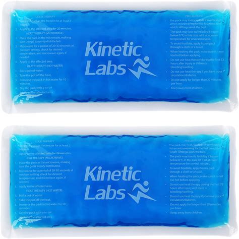 Large Reusable Gel Ice Packs • Kinetic Labs
