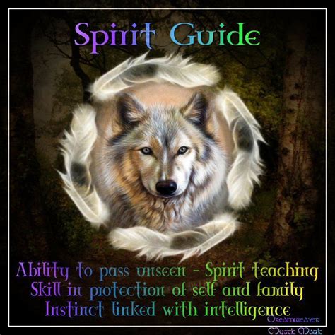 Wolf Spirit Guide Spirit Animal Totem Wolf Spirit Animal Animal