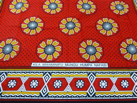 African Fabrics Kanga Khanga Sarong Fabrics For Dress Bagsskirt