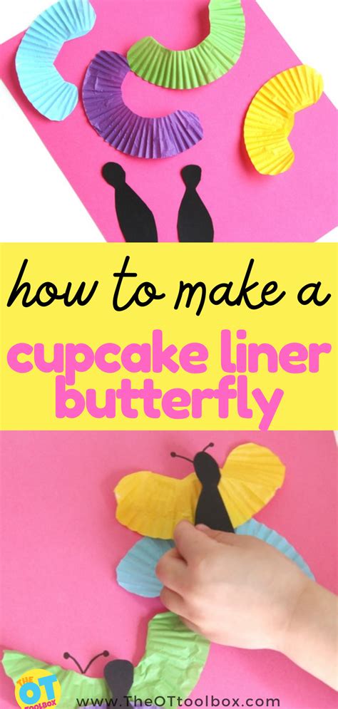 Cupcake Liner Butterfly The Ot Toolbox Butterfly Crafts