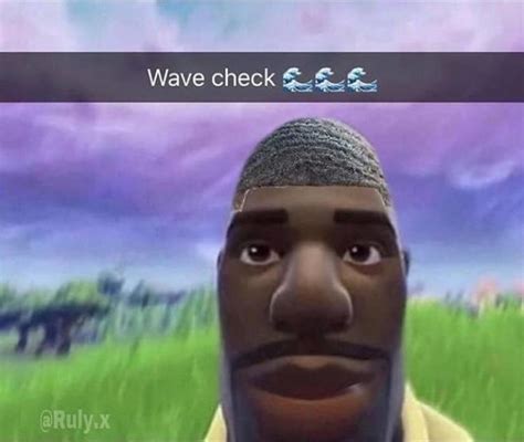 Fortnite Guys Wave Check Staring Default Fortnite Guy Know Your Meme