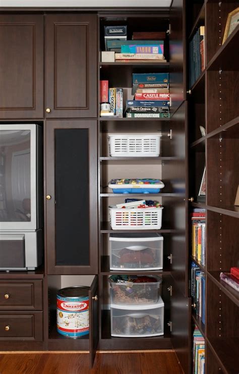Maybe you would like to learn more about one of these? Built In Media Cabinet - Transitional - living room ...