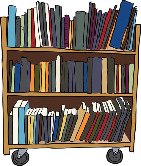 Free vector illustration of bookshelf with books. Bookshelf Bookcase Furniture · Free vector graphic on Pixabay