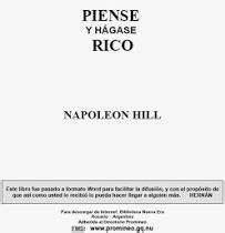 Piense y hágase rico napoleon hill ahora puedes conocer el secreto para hacer dinero y avanzar en tus finanzas. BIODESCODIFICACIÓN LA NUEVA MEDICINA - ZAFRA BADAJOZ: "La ...