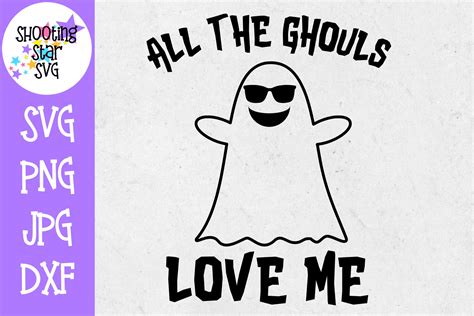 All the Ghouls Love me SVG - Halloween SVG (295174) | Cut Files