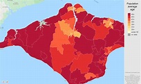 Isle-of-Wight population stats in maps and graphs.