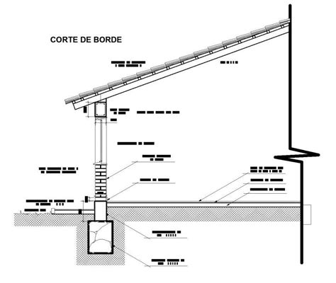 Roof Section Plan Layout File Cadbull