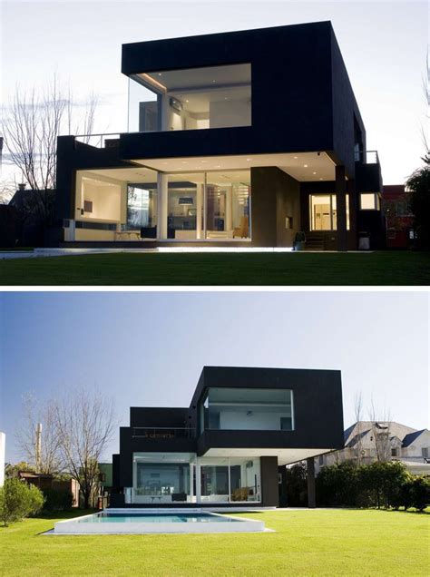 The 25 Black House Exterior Design Of Pure Darkness 2022