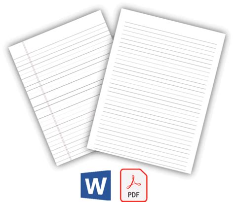 Free Printable Lined Paper Many Templates Are Available Penmanship