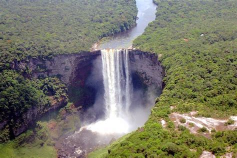 Kaieteur Falls Is A High Volume Waterfall On The Potaro River In Central Guyana It Is
