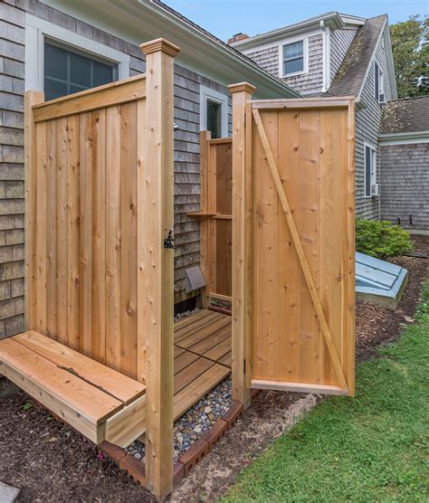Outdoor Shower Enclosure Kit Cedar