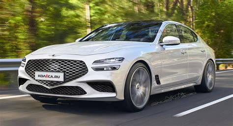 Heres What The Updated 2022 Genesis G70 Will Look Like Apparently