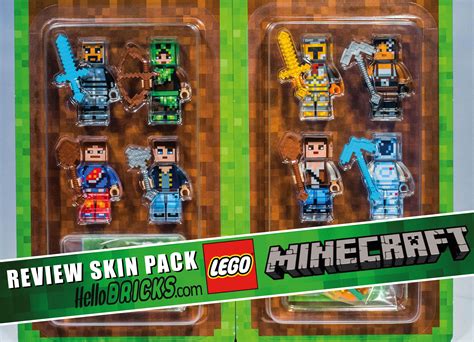 Review Lego Minecraft Skin Packs 853609 And 853610 Hellobricks