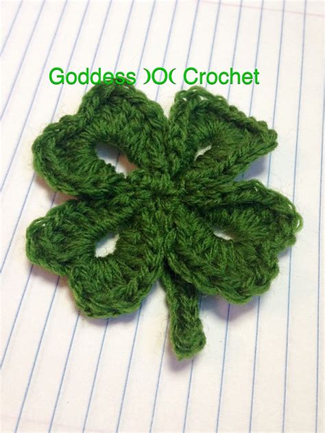 Four Leaf Clover Shamrock Free Crochet Pattern From Bhooked