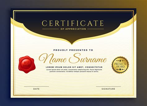 Diploma Certificate Template Free Award Certificates Vrogue