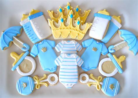 Oh Sugar Events Little Prince Shower Cookies