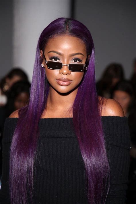 35 Latest Black Purple Hair Color On Dark Skin Escaping Blogs