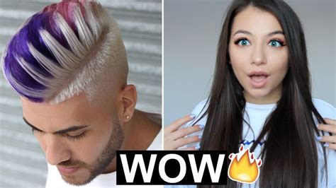 Top 10 Men Haircut Transformations Reaction Youtube