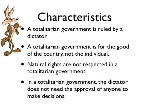 Dictatorship Government Examples
