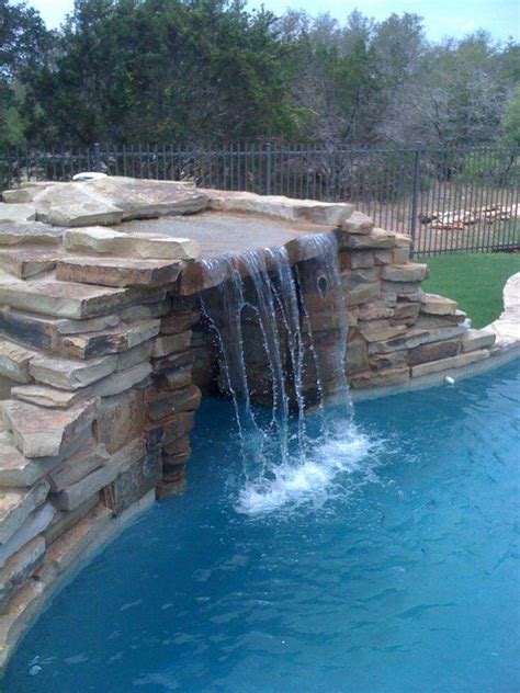 Double Excitement With These Swimming Pool Waterfall Ideas