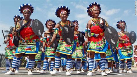 Zulu People March To Celebrate South African Heritage Day On September 24 Every Year Africa Do