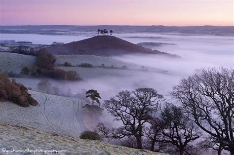 Dorset Landscape Photography Misty Sunrise Over Bridport