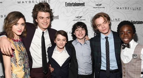 The Stranger Things Cast Attends The Ew Sag Party Caleb