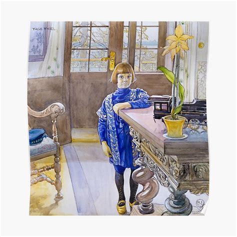 Portrait Of Tage Thiel By Carl Larsson Poster For Sale By High