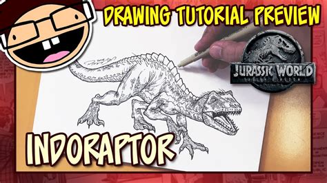 Preview How To Draw The Indoraptor Jurassic World Fallen Kingdom
