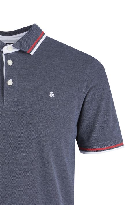 Jjepaulos Polo Ss Noos 12136668 Jack And Jones Polo Grisaille Play