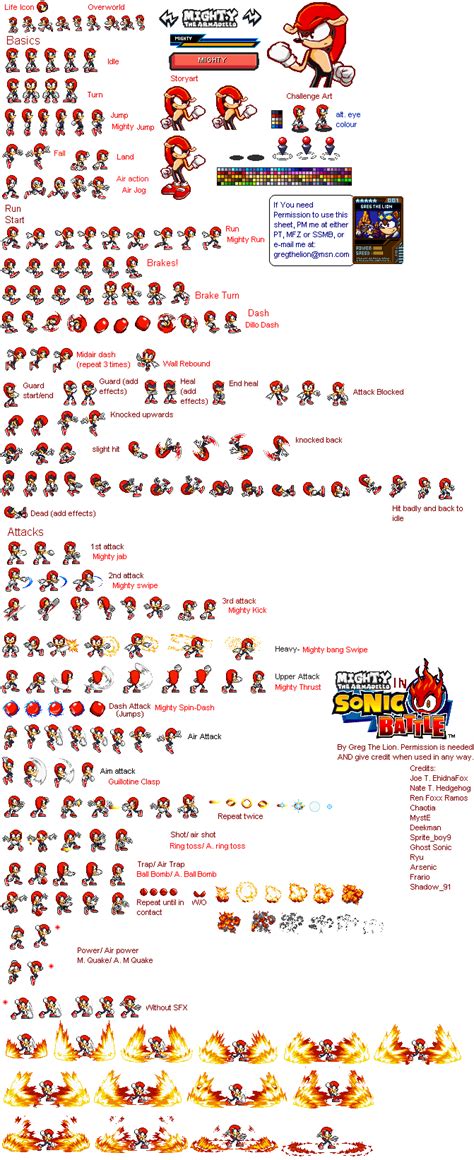 Custom Edited Sonic The Hedgehog Customs Mighty Sonic Battle