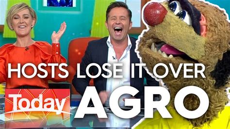 Agro S Nude Modelling Joke Has Hosts In Stitches Today Show Australia Youtube