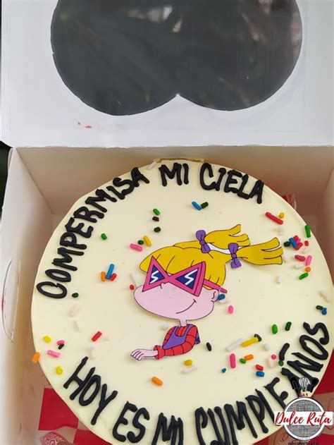 Meme Cake Sobre Angelica Pickles Pasteles Divertidos Tortas Temáticas Tortas Bonitas