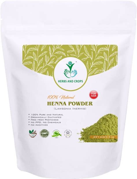 Herbs And Crops Natural Henna Powder Price In India Buy Herbs And