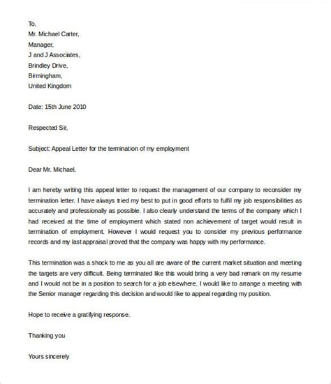 15 Job Termination Letter Templates Free Sample Example Format