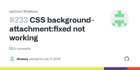 Css Background Attachmentfixed Not Working · Issue 233 · Adchsm