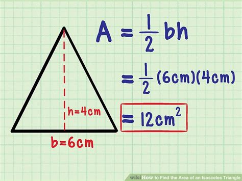 2 Simple Ways To Find The Area Of An Isosceles Triangle Wikihow