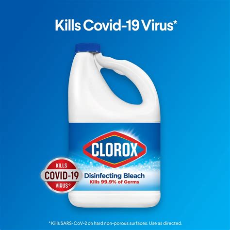 Clorox Disinfecting Bleach Concentrate Liquid 43 Fl Oz 13 Quart