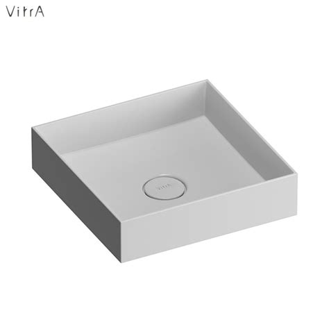 Vitra Memoria Square Countertop Mineral Cast Basin Uk Bathrooms