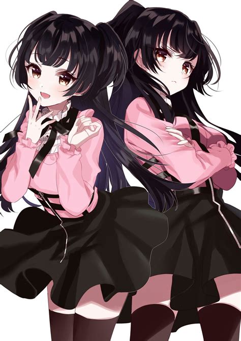 Anime Girl Identical Twins