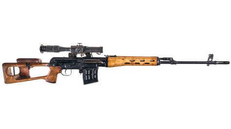 Ishevsk Svd Dragunov Sniper Rifle W Pso1 And Nsp3 Scopes