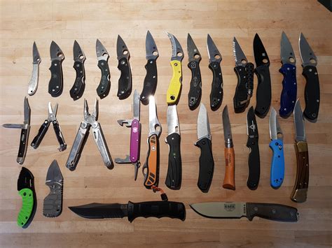 Most Of The Collection Knives