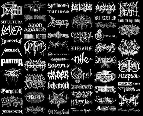 Metal Band Logo Font Pics Aesthetic